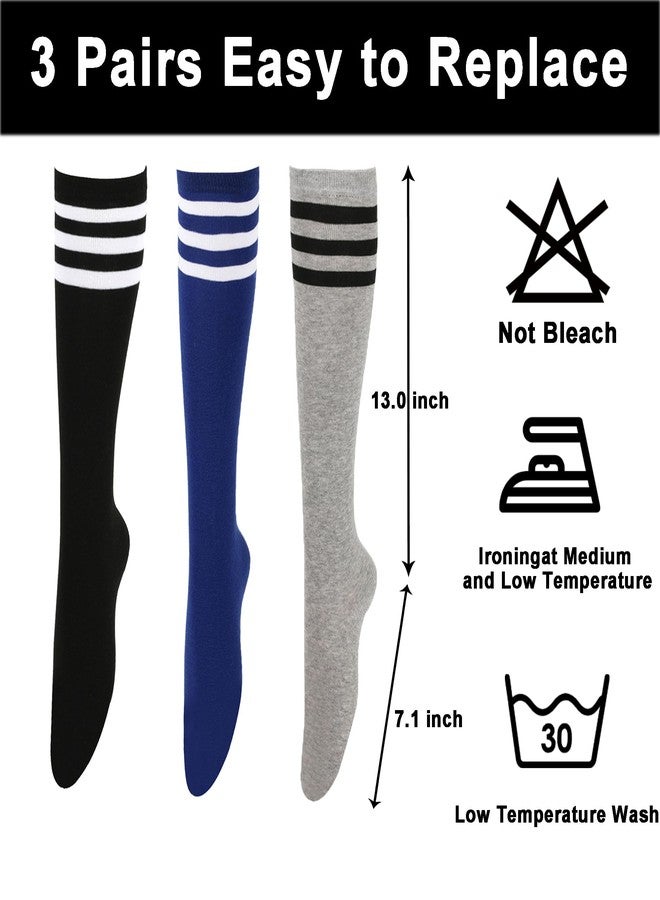 LPMOERA Knee High Socks for Woman Long Tall Tube Athletic Cotton Tall Socks Baseball Softball Socks - Image 3